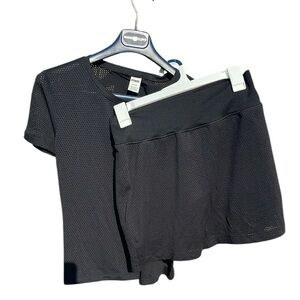 Pink by Victoria’s Secret, Black Mesh Activewear Set size medium #102